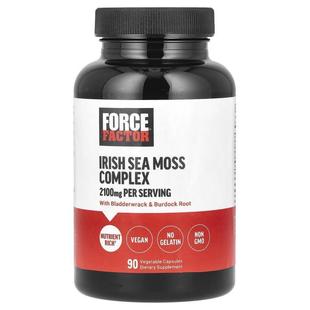 Force Factor,Irish Sea Moss Complex, 2,100 mg, 90 Vegetable