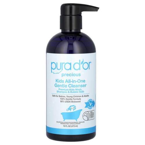 Pura D'or,Kids All-in-One Gentle Cleanser