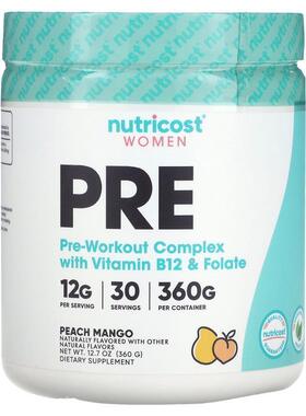 Nutricost,Women, Pre-Workout Complex With Vitamin B12 &a