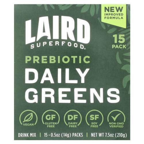 Laird Superfood,Prebiotic Daily Greens, 14.8 oz (420 g)