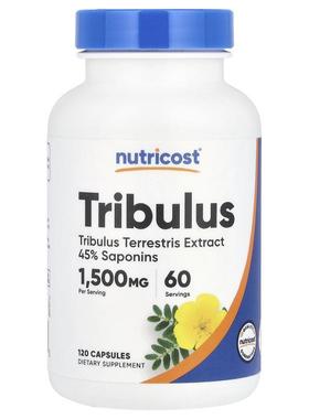 Nutricost,Tribulus, 1,500 mg, 120 Capsules (750 mg per Capsu