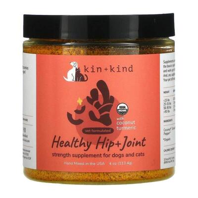 Kin+Kind,健康髋和关节，适用于狗和猫，4 盎司（113.4 克）