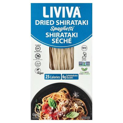 LIVIVA,Dried Shirataki Spaghetti, 4.23 oz (120 g)