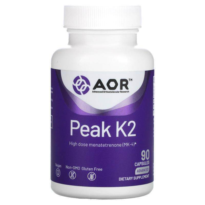 AOR,Peak 维生素K 2,90 粒素食胶囊