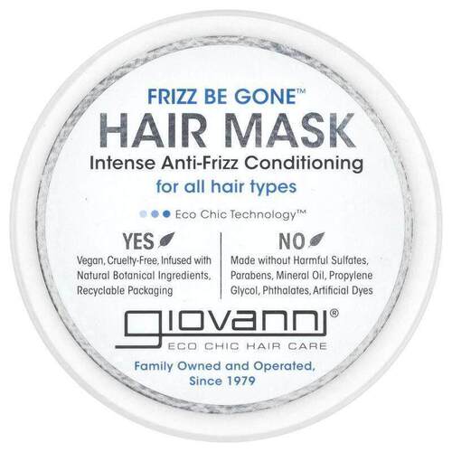 乔凡尼,Frizz Be Gone™，发膜，深层防毛躁护理，10 液量盎司（29