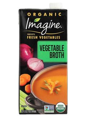 Imagine Soups,Organic Vegetable Broth, Low Sodium
