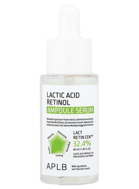 APLB,Lactic Acid Retinol Ampoule Serum, 1.35 fl oz (40 ml)