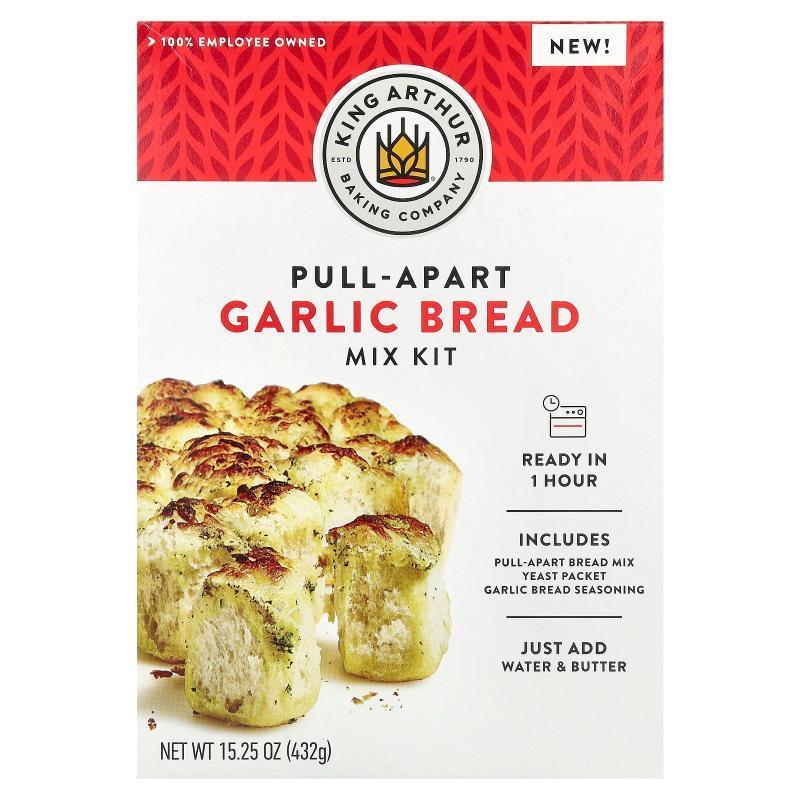 King Arthur Flour,Pull-Apart Garlic Bread Mix Kit