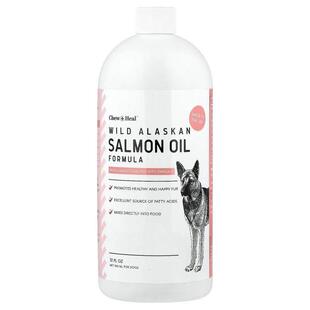 Chew + Heal,Wild Alaskan Salmon Oil Formula, For Dogs, 32 fl