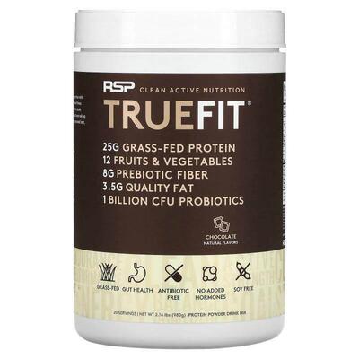 RSP Nutrition,Truefit，草饲乳清蛋白奶昔，含果蔬，香草味，2 9