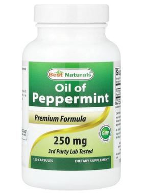 Best Naturals,Peppermint Oil, 250 mg , 120 Capsules