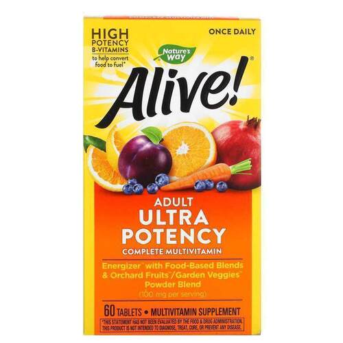 然萃维,Alive! 成年人优效多维生素营养片，60 片