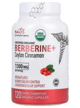 Nature's Fusions,Nutri，有机小檗碱 + 锡兰肉桂
