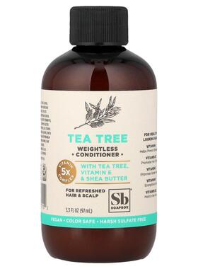 Soapbox,Tea Tree Weightless Conditioner, 3.3 fl oz (97 ml)