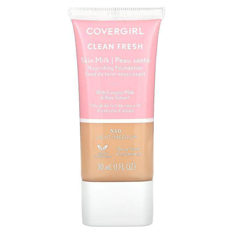 封面女郎,Clean Fresh, Skin Milk Nourishing Foundation, 550 L