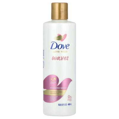 多芬,Love Your Waves, Hydrated Waves, Sulfate-Free Shampoo,