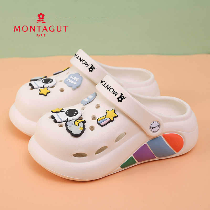 Montagut/梦特娇EVA洞洞鞋防滑