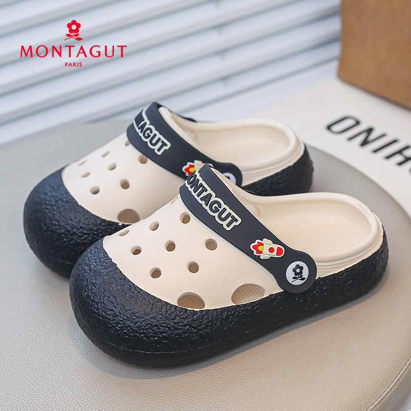 Montagut/梦特娇儿童洞洞鞋凉鞋