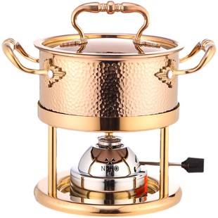 瓦斯炉小火锅瓦i氏迷你充气炉涮锅单人酒精炉一人一锅燃气体火锅