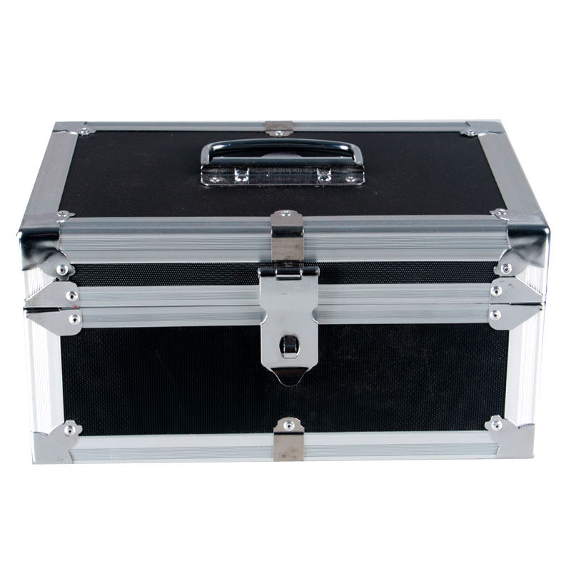 收纳箱子储物箱铝合金手提带双锁密码黑票据印章盒证X件文件工具,收纳整理,收纳箱,淘宝优惠券,粉丝福利购,淘宝优惠卷