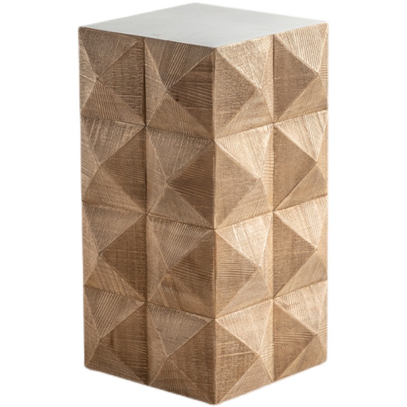 复古实木小茶几民宿做旧客厅餐厅沙发F边角几个性卧室床头方桌摆