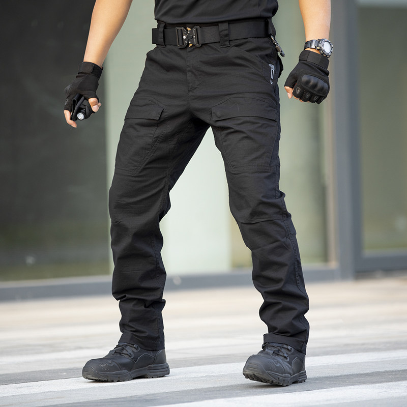 执政官战术长裤男士秋季户外多口袋军迷H防水耐磨弹力工装裤作训