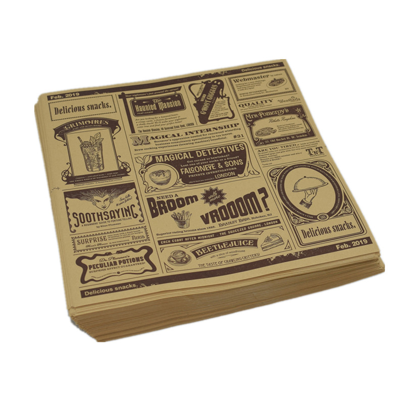 英文报纸防油纸烘焙吸油纸 油炸薯条篮垫纸 食R品面包装纸小吃用,厨房/烹饪用具,烘焙用纸,淘宝优惠券,粉丝福利购,淘宝优惠卷