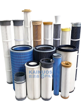 除尘滤筒 P034310除尘滤芯覆膜滤筒聚酯滤筒木浆纤维滤筒