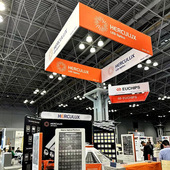 booth hanging banner 展会空中吊环吊顶 ceiling sign