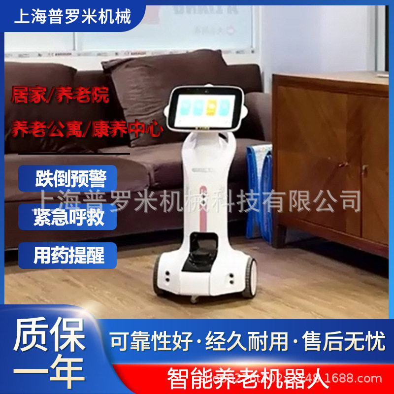 智能养老机器人大头阿亮机构智能陪护机器人代替护工陪伴看护