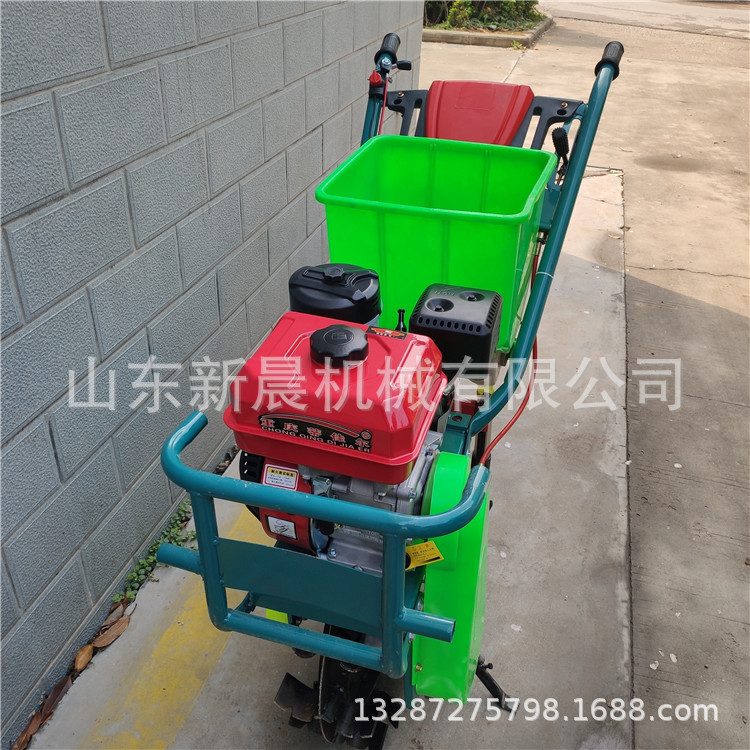 三行汽油播种施肥机 独轮耘播机农用自走式小麦追肥机