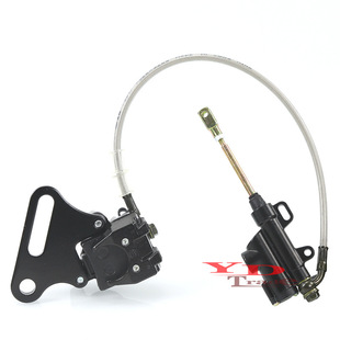 越野摩托车配件KLX 前刹车泵通用 CRF TTR脚刹前后刹15轴卡嵌总成