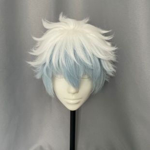 【已造型】银魂坂田银时cos假发标价全款 可直拍