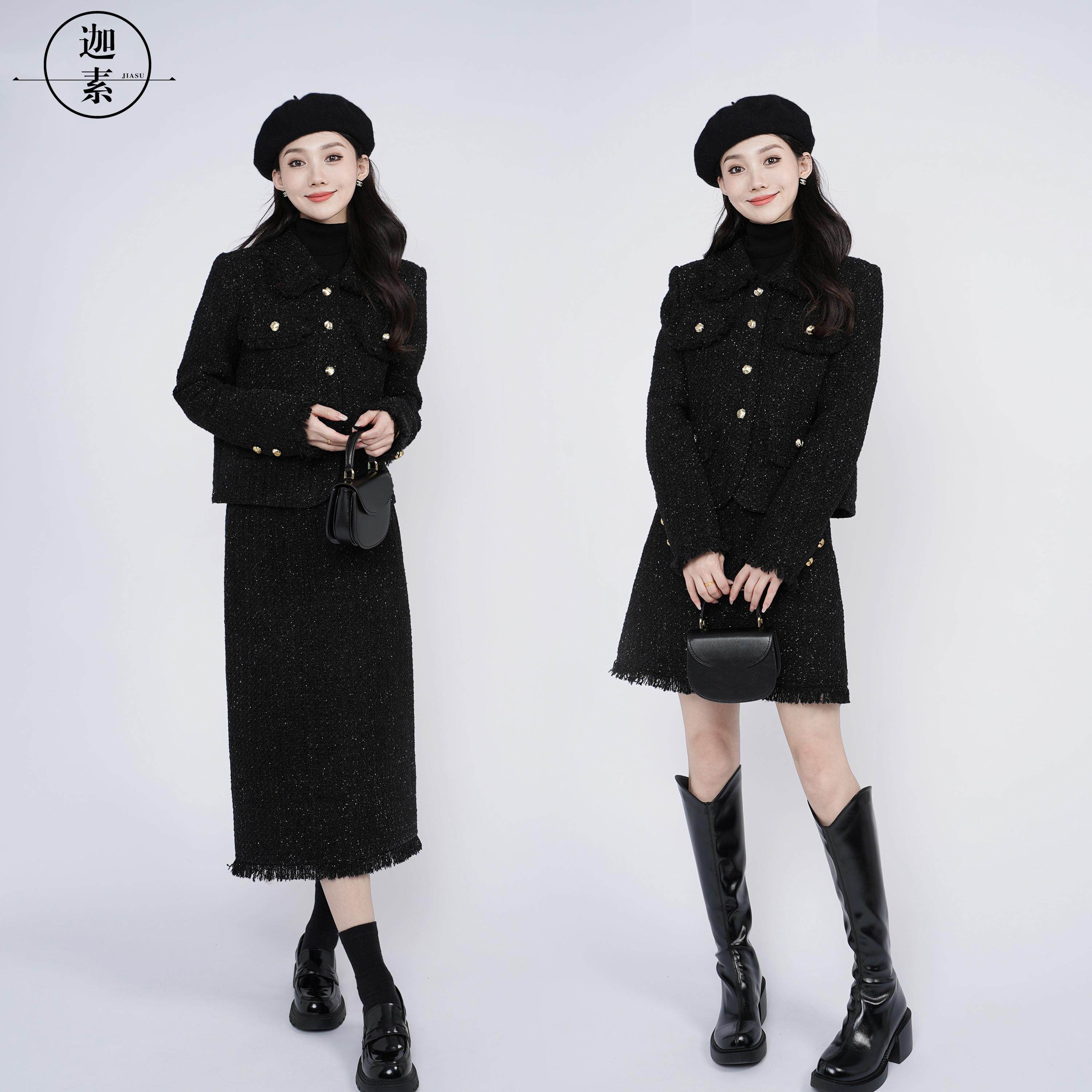 2024年新款小香风短款羽绒服