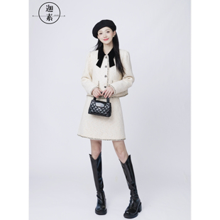 显瘦优雅小香羽绒套装 气质时尚 S407 2024冬季 JIASU