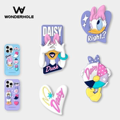 配件手机装 奇妙洞物wonderhole 迪士尼黛西系列扭扭徽章DIY洞洞手机壳配件软硅胶洞洞鞋 饰品
