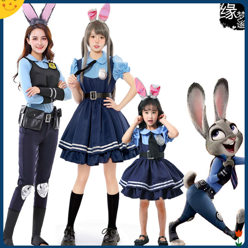 朱迪兔子警官cos服疯狂动物城