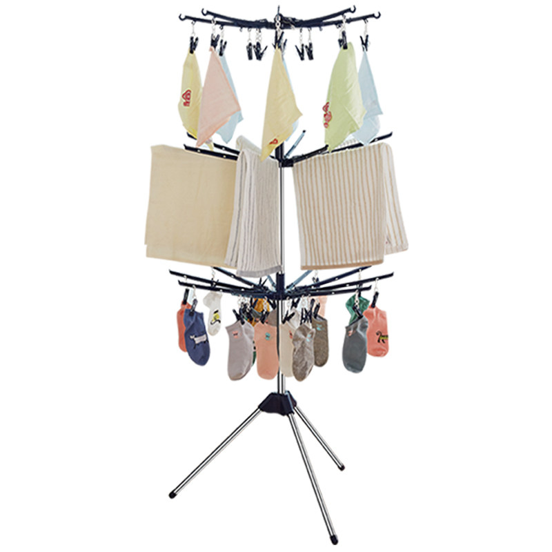 宝宝晾衣架落地折叠阳台不锈钢晒衣架儿童毛巾架R可旋转婴儿尿布,收纳整理,置地/升降晾晒衣架,淘宝优惠券,粉丝福利购,淘宝优惠卷