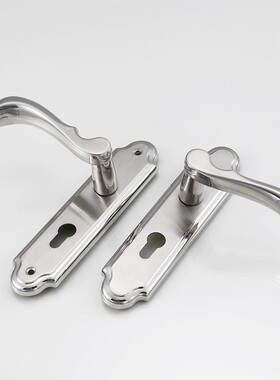 304不锈钢室内卧室房门锁卫y生间执手锁具木门锁套把手锁58锁体