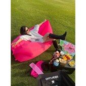 音乐节露营户外充气沙发懒人可躺可睡空气床野餐单人W气垫床便携