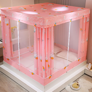 遮光蚊帐家用卧室20n23新款 2022牀帘一 婴儿童防摔蒙古包坐牀笠款