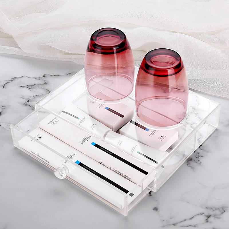 亚克力酒店牙具盒宾馆收纳盒牙刷盒客房卫生间易耗V品盒洗漱用品,收纳整理,桌面收纳盒,淘宝优惠券,粉丝福利购,淘宝优惠卷