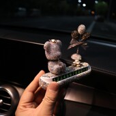 车载临时停车挪车电话号码 汽车创意移车内U停靠用品摆件 牌隐藏式