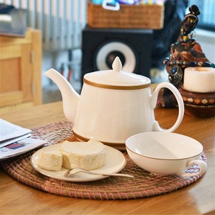 英式 茶具 茶壶 红茶杯下午茶高档 骨瓷水杯子T 咖啡杯碟套装