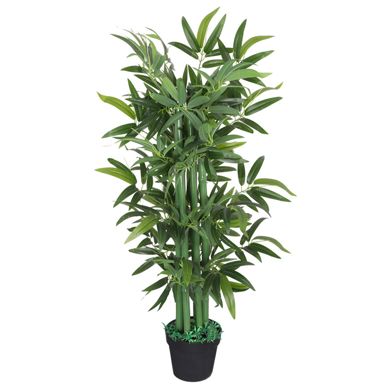 仿真绿植富贵竹客厅落地装饰植物酒店F屏风摆设摆件塑料假竹子盆