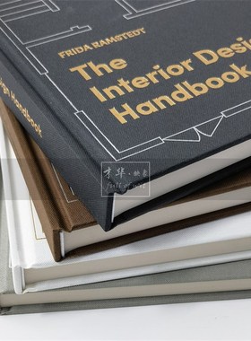 纹理感英文装饰真书样板间客厅软装饰品桌面侘寂风摆件拍照道具书