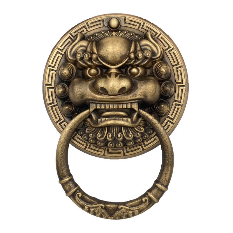 纯铜兽头门环把手仿古大门拉手实木门别I墅门庭院门兽面虎头铜拉,基础建材,小拉手,淘宝优惠券,粉丝福利购,淘宝优惠卷