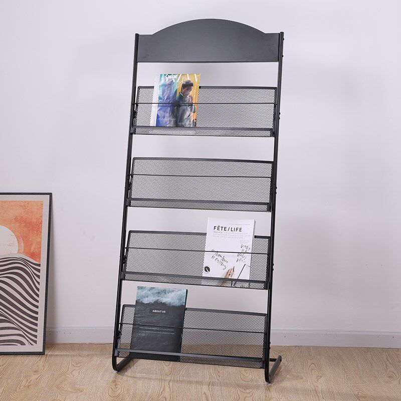 杂志展示架子书刊报置物架资料架单页展架M收纳落地报纸报刊架宣
