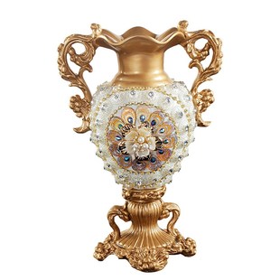 欧式 h饰摆件客厅轻奢奢华高档家居玄关电视柜仿真花花 餐桌花瓶装