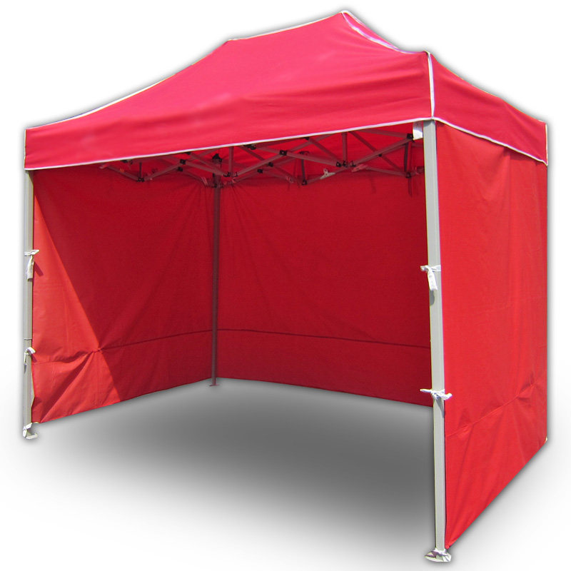 三面围防风雨棚户外广告四脚伞折叠遮阳车篷透Q明围挡摆摊防疫帐